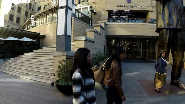 Ebony african lesbian couple tasting pussy