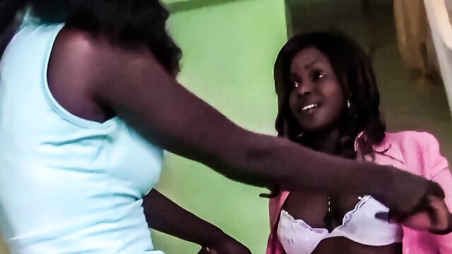 Dancing Friends Eating Ebony Pussy