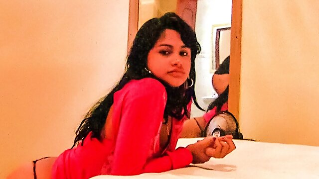 Hot latina brunette rough pounding