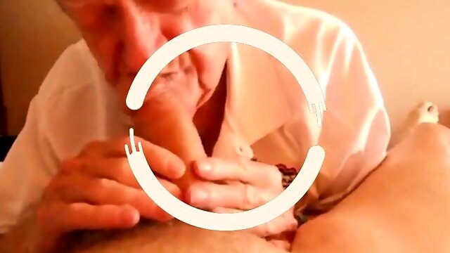 Grampa deepthroating