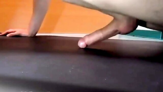 Pushups humping cum 4 orgasm