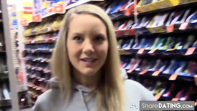 Payless Shoes Flash  and Parking Lot Blowjob