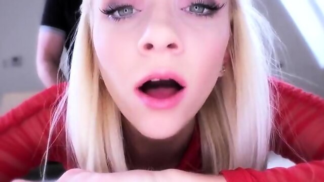 Sexy amateur pov with cum in mouth