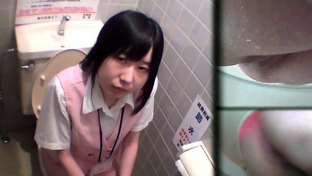 Asians piss in toilet