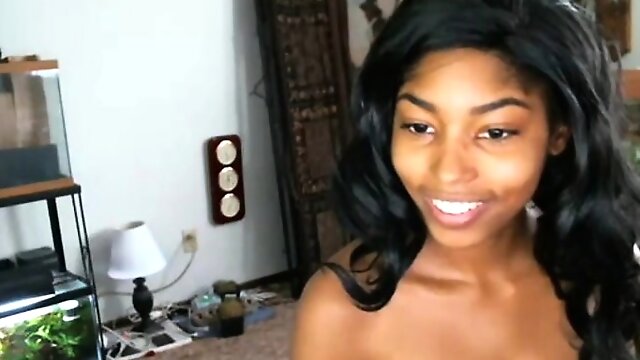 French ebony amateur hooker on webcam