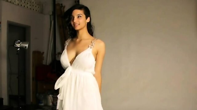 Shanaya Desi College Girl Stripping Doing Indian Photoshoot