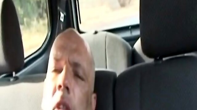 African Hooker Gives Lovely Head To White Cock In Car