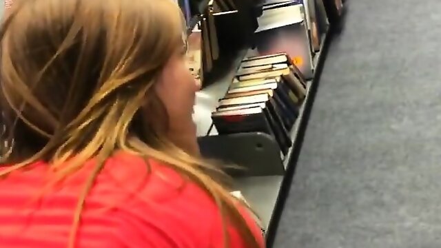 College Slut Emma Fucked In Library Doggy Style