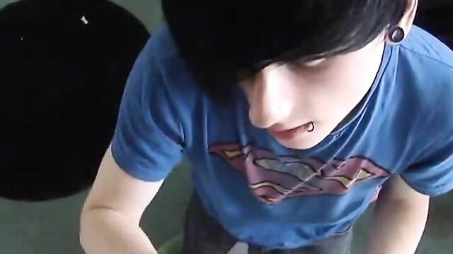 Emo Boy Cum Swallow