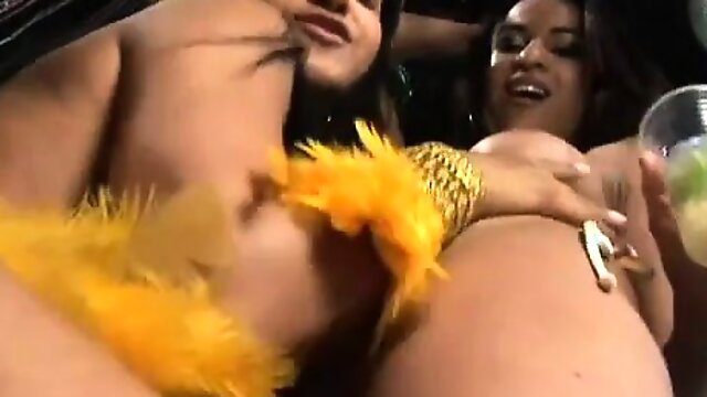 Brazilian carneval party orgy