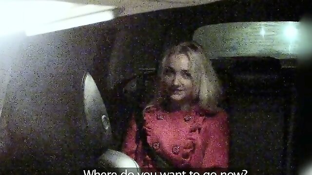 Fake taxi driver cums inside blonde after good fuck