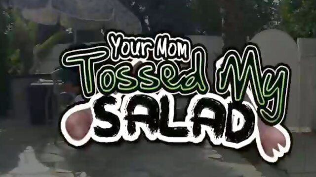 Tasty Salad Tossed by Brunette MILF