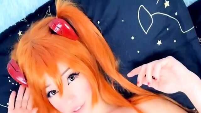 Belle Delphine Nude Asuka Langley Masturbating Porn Video