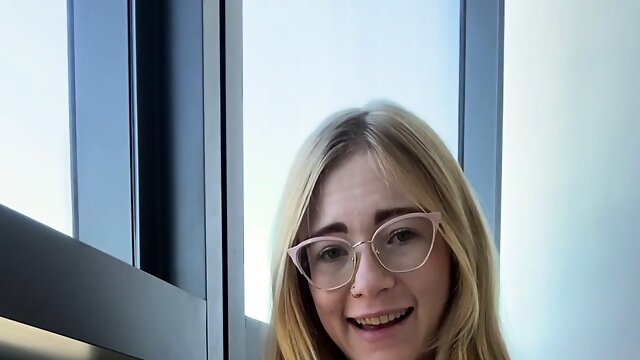 Blonde Teen Solo Masturbating On Webcam