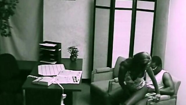 Black Babe Fucking on Office