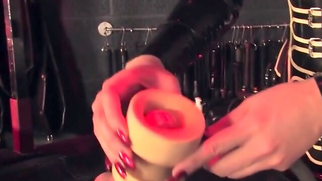 Bondage, Latex, Slave, slave man, bondaged, jerking,