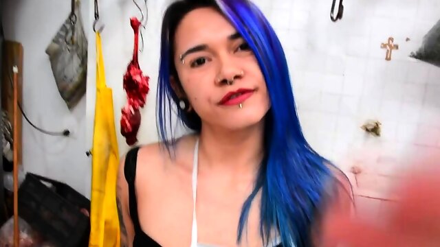 Pickup and fuck and cum in mouth for hot alternative