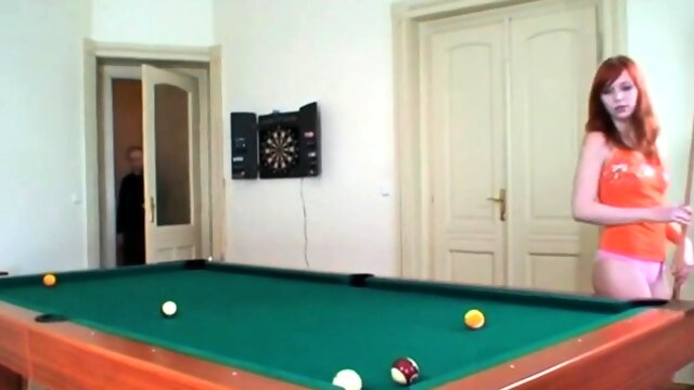 Redhead teen fucks gramps