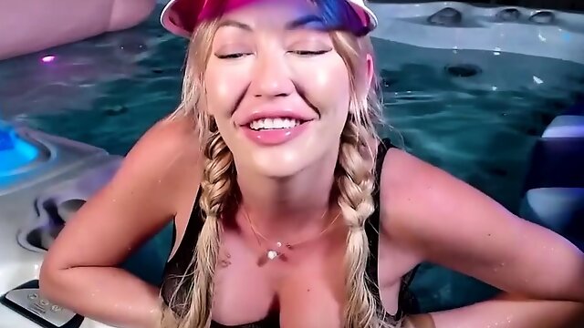 Hot Tub Masturbation