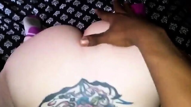 Tatted up white girl obeys BBC