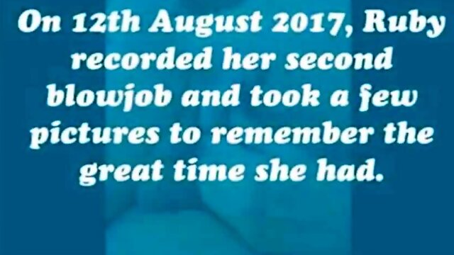 Sucking off a guy I hooked up with