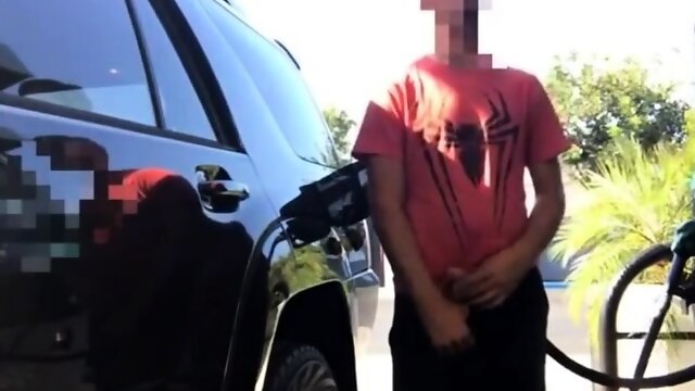 Caught at tha gasstation