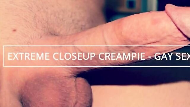 Closeup creampie ECCAG