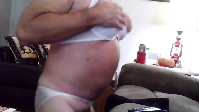 White Bra and Panty Orgasm