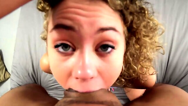 Fucking my curly teen stepsis