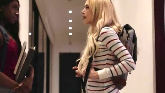 Hot teen Aiden licks Anne ebony pussy