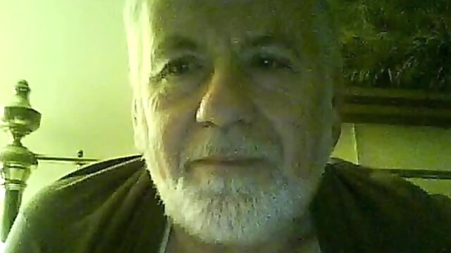 Grandpa cum on cam