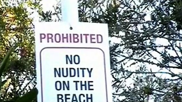 Beach couple for voyeurs, no fucking - no cumming