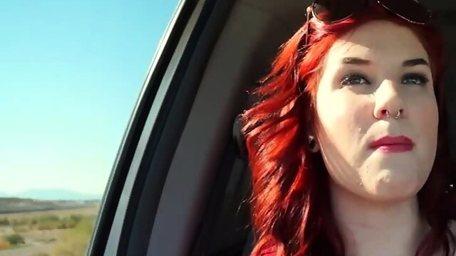 18yo Redheaded Jules BBC Pounded In A Van By BBC