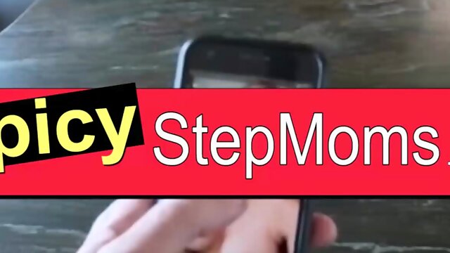 Lets record my nasty porn stepmom with my cell phone