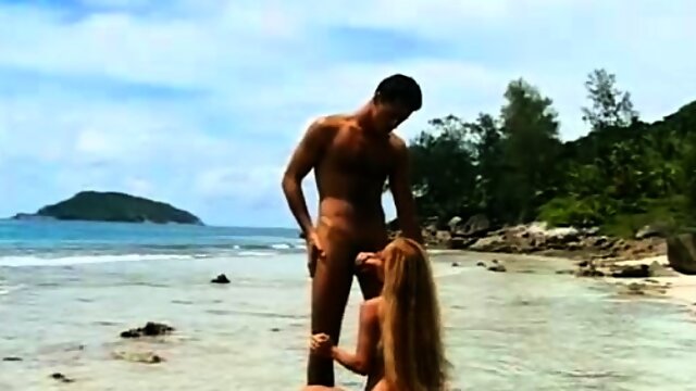 Reality sex scene on the beach