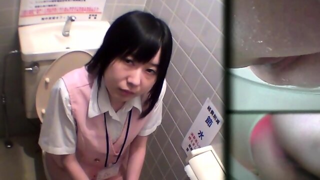 Asians piss in toilet