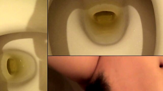 Hairy Japanese Teen Piss