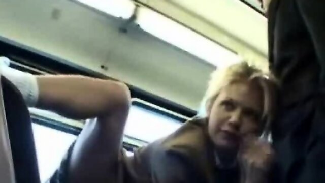 Flexi Schoolgirl Sucks Stranger in a Bus!