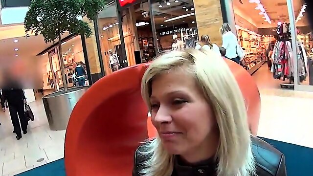 Stellar czech teen gets teased in the mall and shagged in po