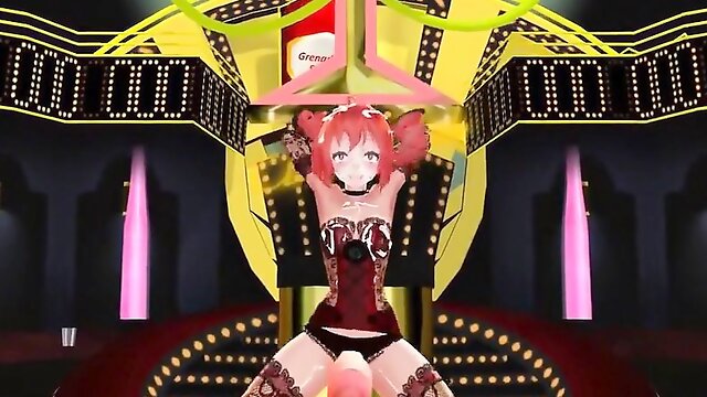 Futa Dance Girls - Horny 3D anime sex world