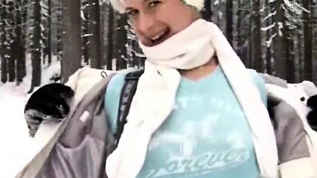 Snow Exterior Masturbation