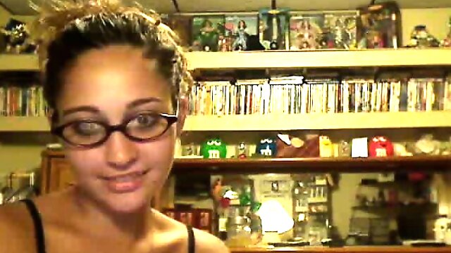 Nerdy Teen Gets Fucked In High Heels On Webcam