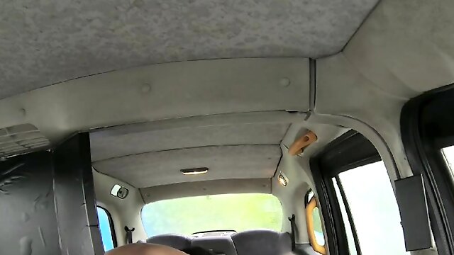 British escort fucking in a taxi