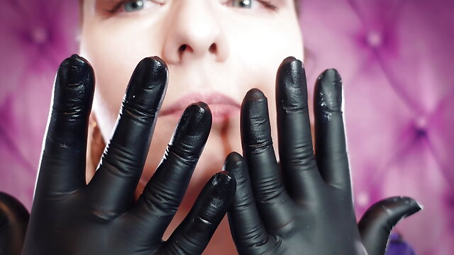 ASMR: vore fetish giantess vibes mukbang video SFW in nitrile gloves (Arya Grander)
