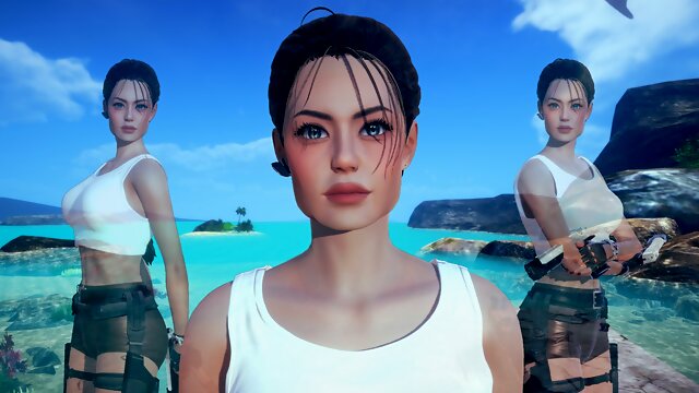 3d Lara Croft, 3d Ai Anal