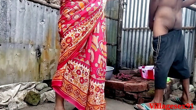 Red Saree Village Married wife Sex ( Official Video By Villagesex91) 