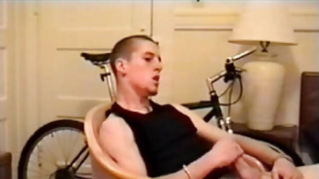 Adam Strips and Jerks Off