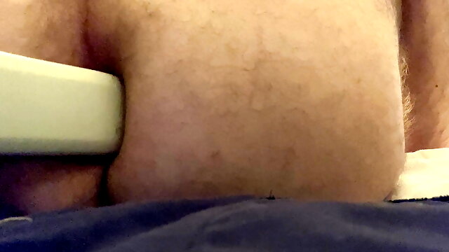 Working my asshole until it looks like a pussy