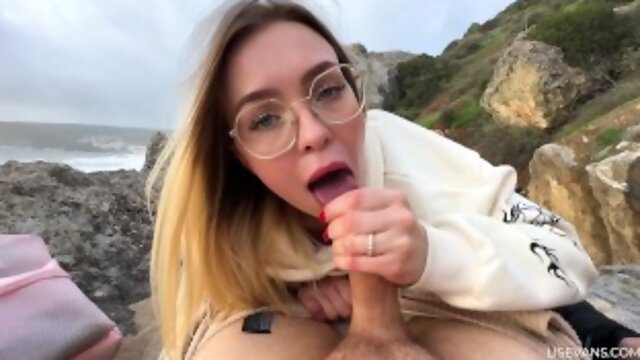 TWO GIRLS 18 Y.O love to take a DICK on vacation on the beach 