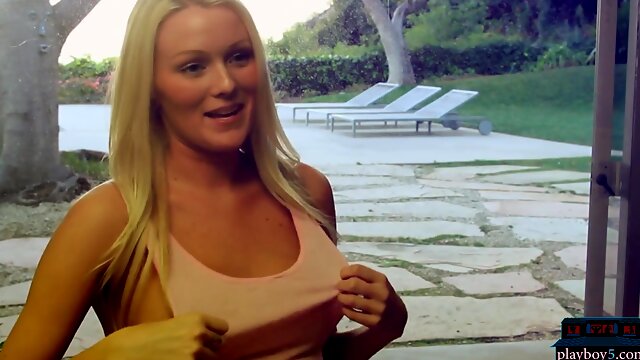 Big fake tits Playboy models strip naked